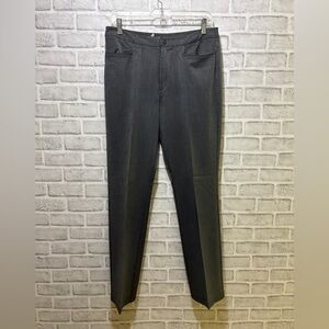 Mexx elements women’s Dark Gray Straight pleated dress pants, size 10